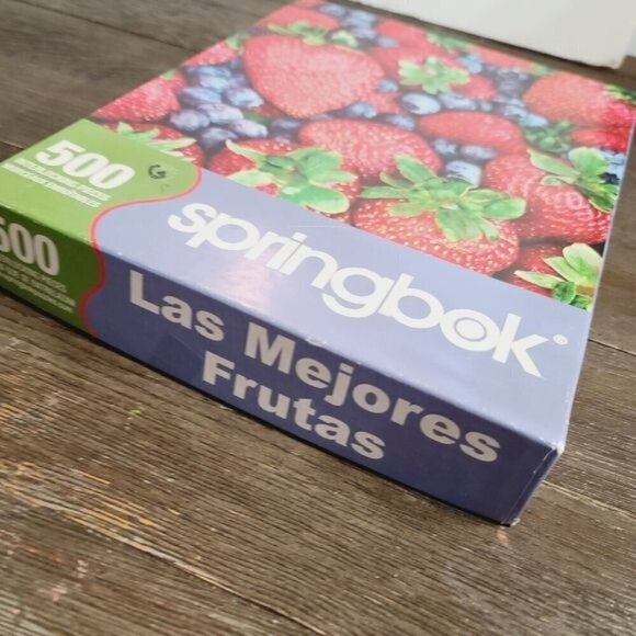Springbok 1000 Piece Strawberry Blueberries Puzzle Fruit Garden Vegan - Picture 10 of 11